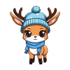 Deer Winter Comic
