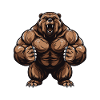 Ours Grizzly Beast Musculation Muscles