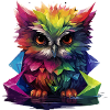 Regenbogen-Eule