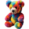 Kleurrijke teddybeer