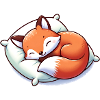 Sleeping Baby Fox