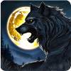 Big Wolf in Full Moon