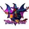 Neon Sorcerer Showdown