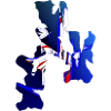 Abstrackt Rot Blau