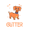 Dachshund Glitter