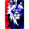 Blauer Löwe (Design1)