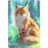 Luchs im Wald