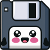 Floppy disk! Nostalgic technology!