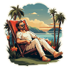 Entspannung Urlaub Mann