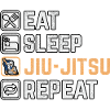 Manger Sommeil Jiu-Jitsu Répéter