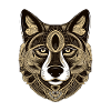 Husky Dog Head Animal