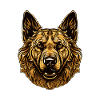 German Shepherd Dog Head Animal