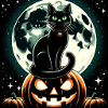 Cat and Halloween