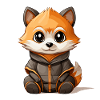 Raccoon - Kawaii Style