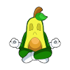 Avocado Yoga Fitness Meditation