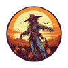 Live scarecrow