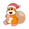 Hamster Weihnachten Sack