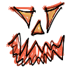 Halloween, Pumpkin, Face, Drawing