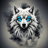 wolf blue eyes