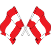 Two flags Austria