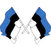 Deux drapeaux Estonie