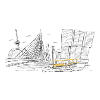 Illustration Rotterdam Skyline