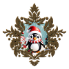Niedlicher lustiger Pinguin