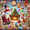 Weihnachtsmärchen-Collage