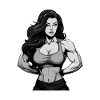 Femme Muscles Musculation