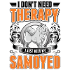 Samoyed Therapy Sled Dog Samoyed