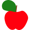 red apple