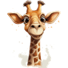 verrückte Giraffe