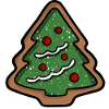 Christmas Tree Cookie
