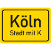 Cologne place name sign Germany