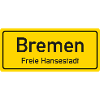 Bremen place name sign Germany