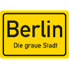 Panneau toponymique Berlin Allemagne