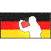 Dartspieler Frau Deutsch