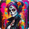 Dia de los Muertos Frau