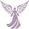Angel Silhouette Christmas Halo