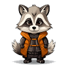 Raccoon - Kawaii Style