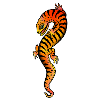 Lizard tattoo style