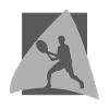 Tennisspieler Tennisschläger