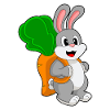 Bunny Student Backpack School