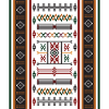 TAPPETO AMAZIGH BERBER SYMBOL MZABE