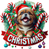 christmas Mignon petit chien