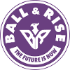 Ball & Rise Purple logo