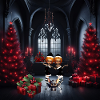 Little dark elves celebrate Christmas