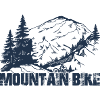 Mountainbike Summit Silhouette