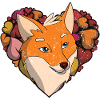 Cuore Di Volpe, Animale Del Bosco, Regalo Creatura Del Bosco, Volpe