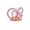 Achterbahn Rollercoaster Freizeitpark